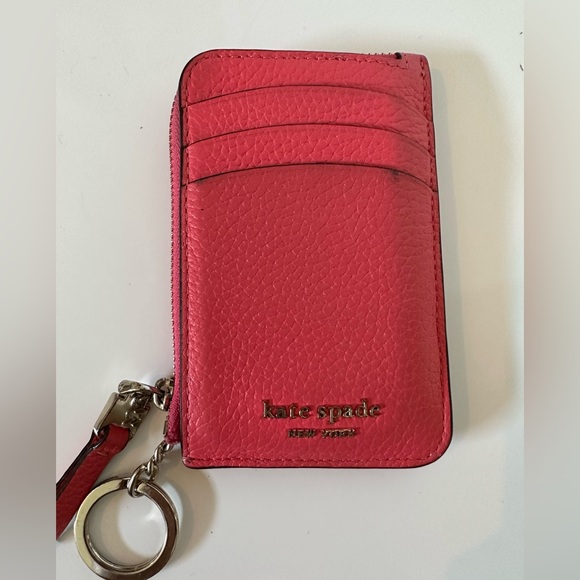 kate spade Handbags - Kate Spade Roulette Zip Card Holder Wallet